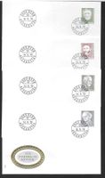 4 FDC 617 - 620 Serie Einzelmarken ET Bern 14.9.1978