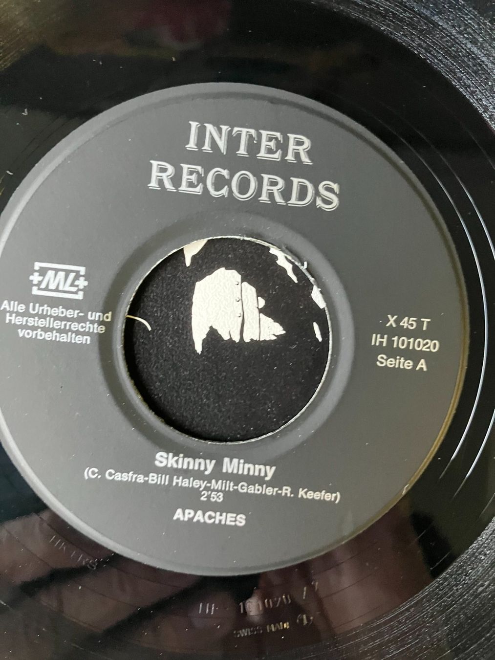 Dischi in vinile: Apaches – Usato da Aarwangen venduto da Jukebox3 6