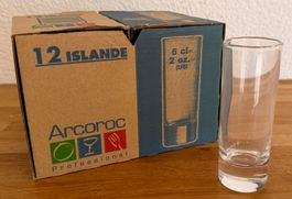 Gläser - Arcoroc 12er Set Islande Stamper 6cl - Shot Schnaps