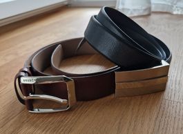 Sarar & Hugo Boss: Elegante Markengürtel im Set