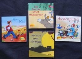 4x Pixi-Buch Grimmsche Märchen. Aschenputtel, Hans im Glück