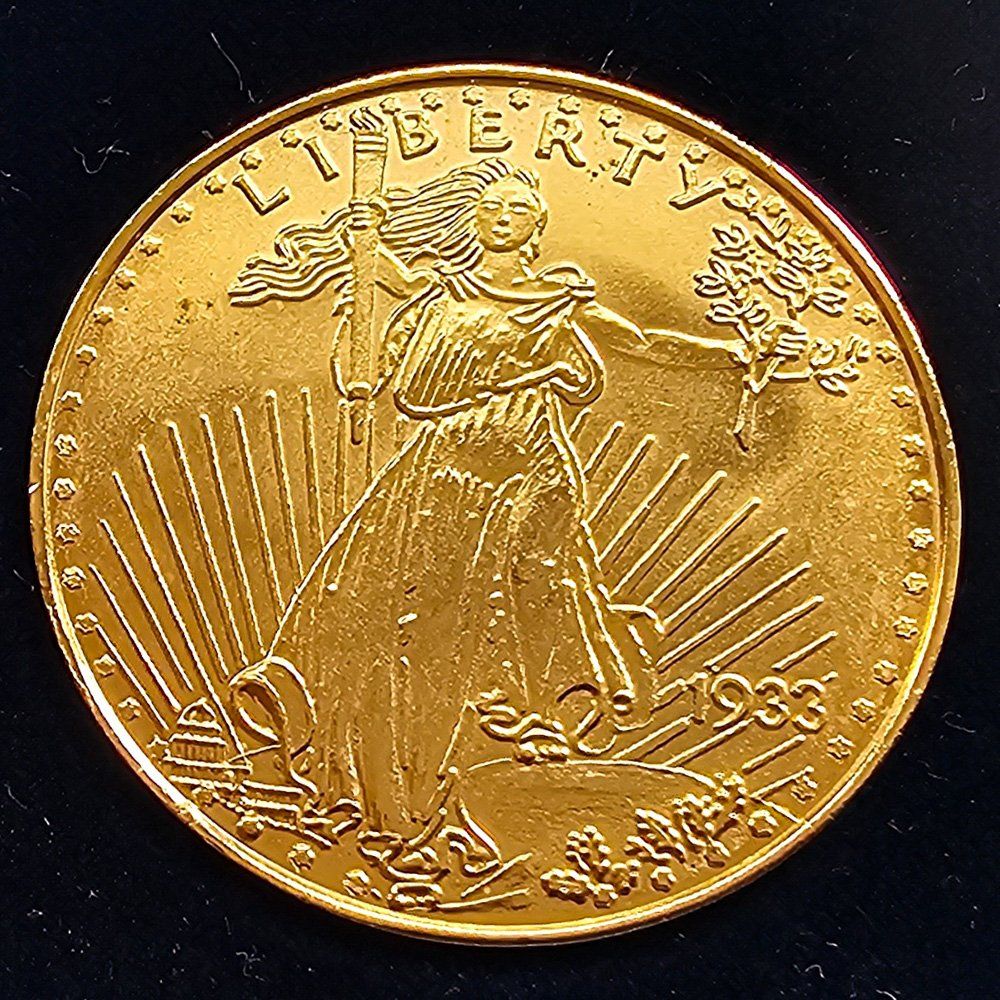 Alle Münzen: Double Eagle 1933 Replika, Neuprägung 2005 Vergoldet – Neu (gemäss Beschreibung) aus Chur von truetemper 1