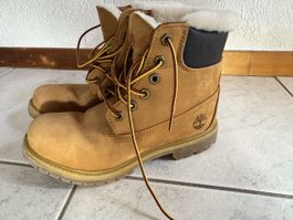Boots Timberland fourrées, parfaites pour l'hiver!