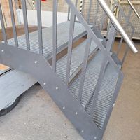 Treppe Metalltreppe Haus Terasse Garten Suva Fluchtweg Top