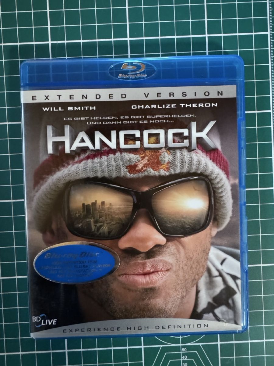Tutti i DVDs: Hancock Extended Version Blu-ray – Will Smith – Usato da Schwyz venduto da Hasselhoff