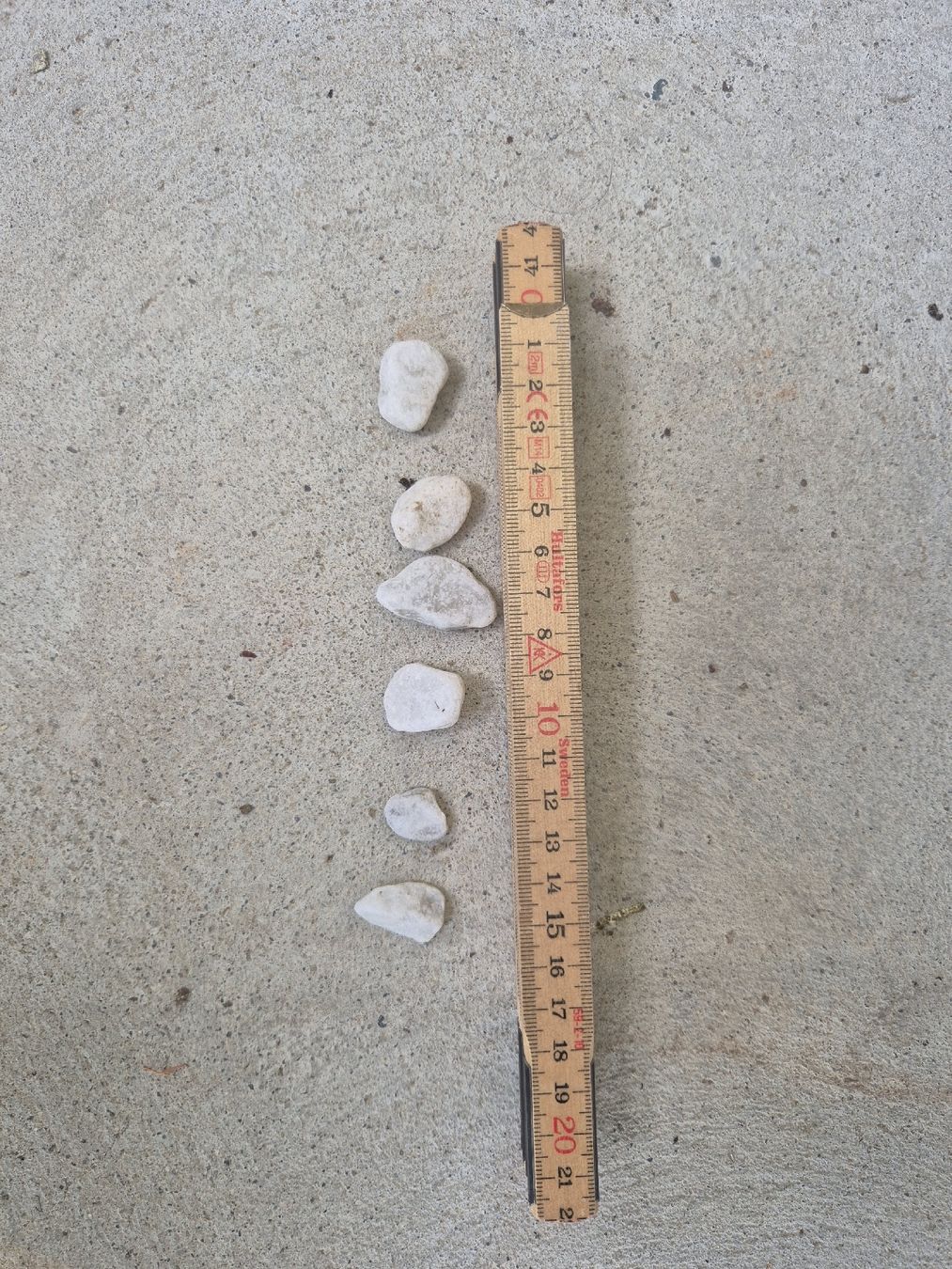 Mattoni da costruzione: Zierkies weiss ca. 2-4 cm – Usato da Roggliswil venduto da peterg93 1