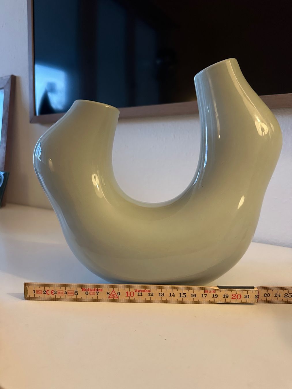 Vasen & Gefässe: Mintgrüne Vase/Deko – Gebraucht aus Zürich von Nat_Mol 3