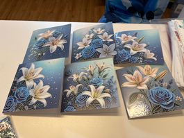Diamant Paiting Karten Blumen 🌺