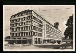 AK Zürich, Hauptpost, 1933