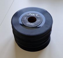 Lot de 60 disques 45 tours en vinyle en Italien années 1970