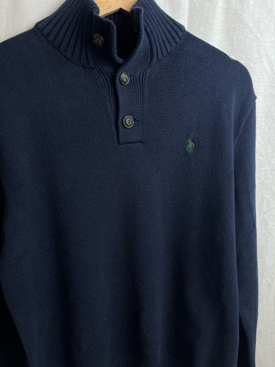Ralph Lauren Pullover & Sweatshirts: Pull Ralph Lauren bleu marine taille M  – Neu (gemäss Beschreibung) aus Les Avanchets von lunedeneige.shop 1