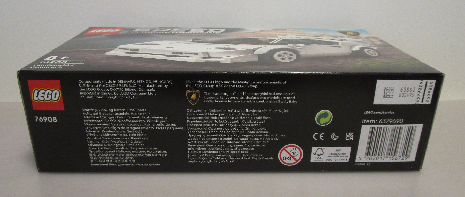 Lego Baukästen: LEGO SPEED CHAMPIONS LAMBORGHINI COUNTACH - 76908 – Neu und originalverpackt aus Chêne-Bourg von breno56 5