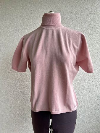Luxus Rollkragenpullover Exchange Seide rosa Gr. XL ✨