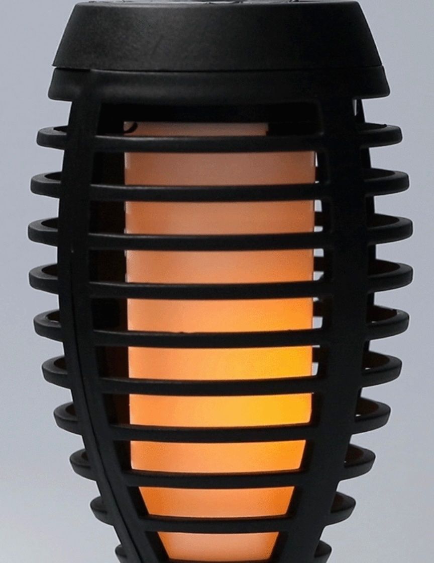 Lampen: 2 LED-Solar-Gartenfackeln mit Flammeneffekt – Neu und originalverpackt aus Basel von Seifehuesli 3