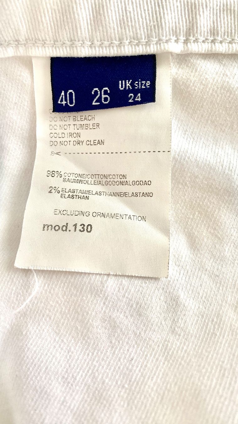Trussardi Jeans: Weisse Jeans  Trussardi – Usato da Zürich venduto da Orch43 2