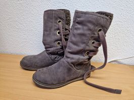 S.Oliver Schnürstiefel, Boots braun gefüttert Gr. 38
