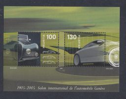 2005  SONDER  BLOCK   AUTOSALON GENEVE   ** Postfrisch **