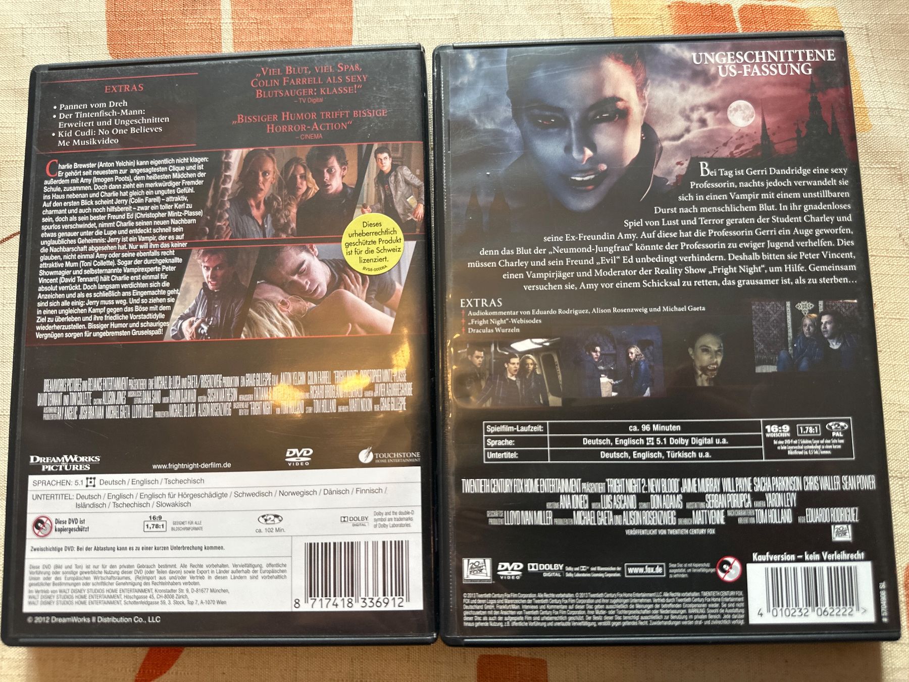 Alle DVDs: Fright Night 1+2 – Gebraucht aus Schaffhausen von D-MAC 1