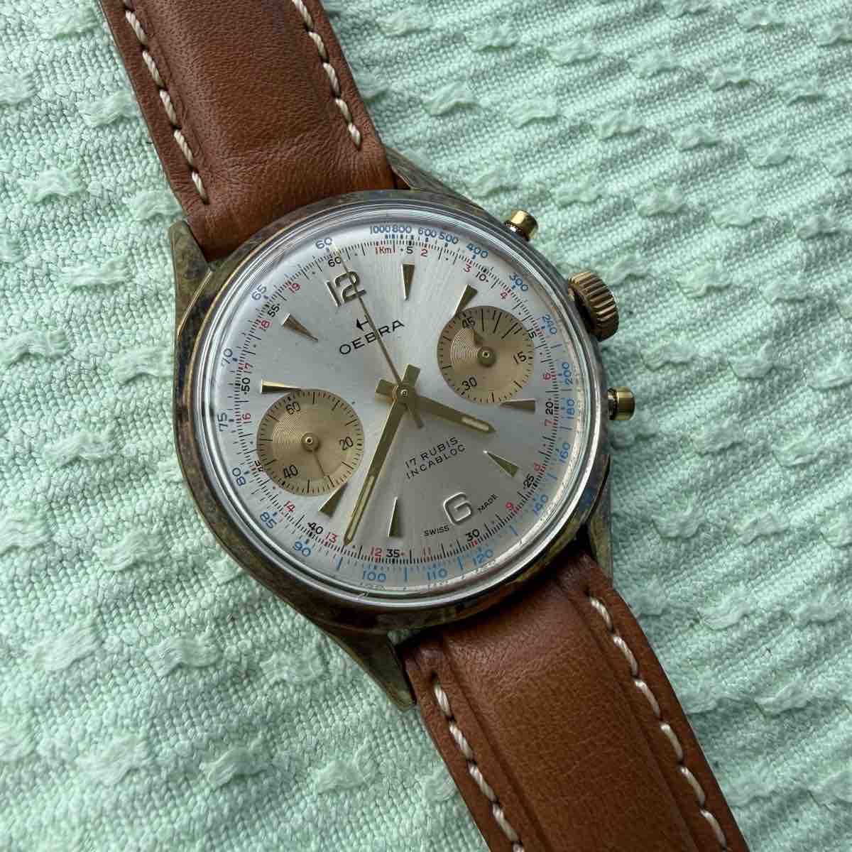Montres: Oebra Chronograph Vintage – Neuf (Voir description) à Holderbank AG par Chlaus54 1