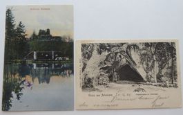 Arlesheim Ermitage Eingang mit Parkwächter; Schloss Birseck