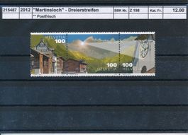 2012 Zusammendruck "Martinsloch",** postfrisch
