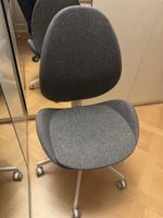 IKEA HATTEFJÄLL Bürostuhl – Grau/Weiss – ohne Armlehnen