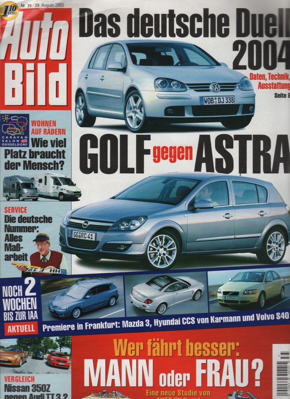 Revues & Magazines: Auto Bild August 2003 – D'occasion à Corminboeuf par corbay