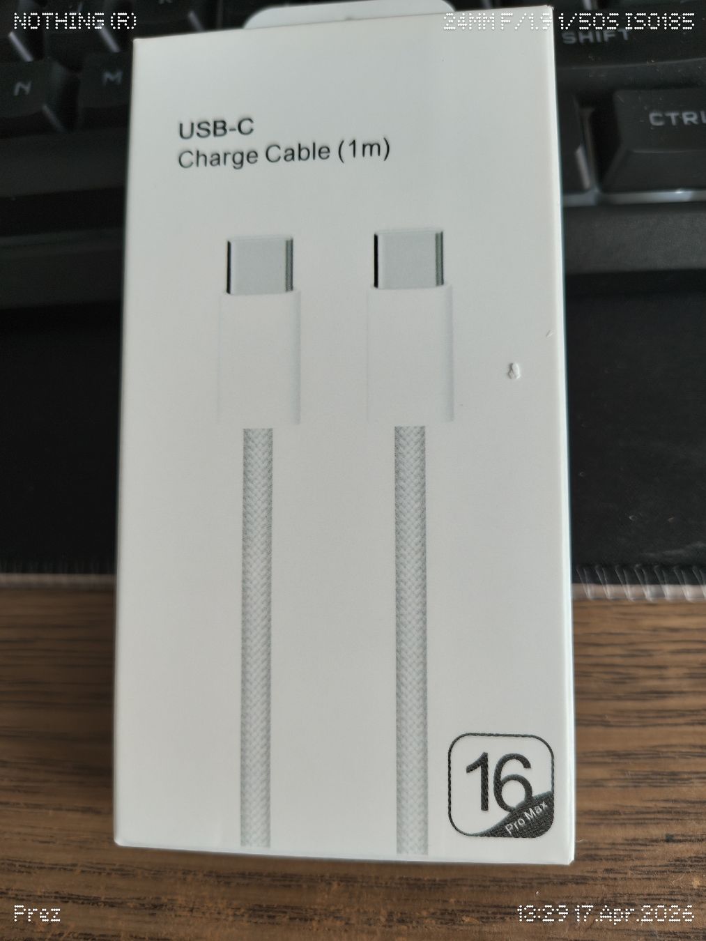Cavi: Câble usb-c à type-ce neuf dans l'emballage – Nuovo e nell'imballaggio originale da noréaz venduto da mepla76
