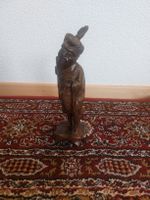 Glücklicher Fischer aus Holz