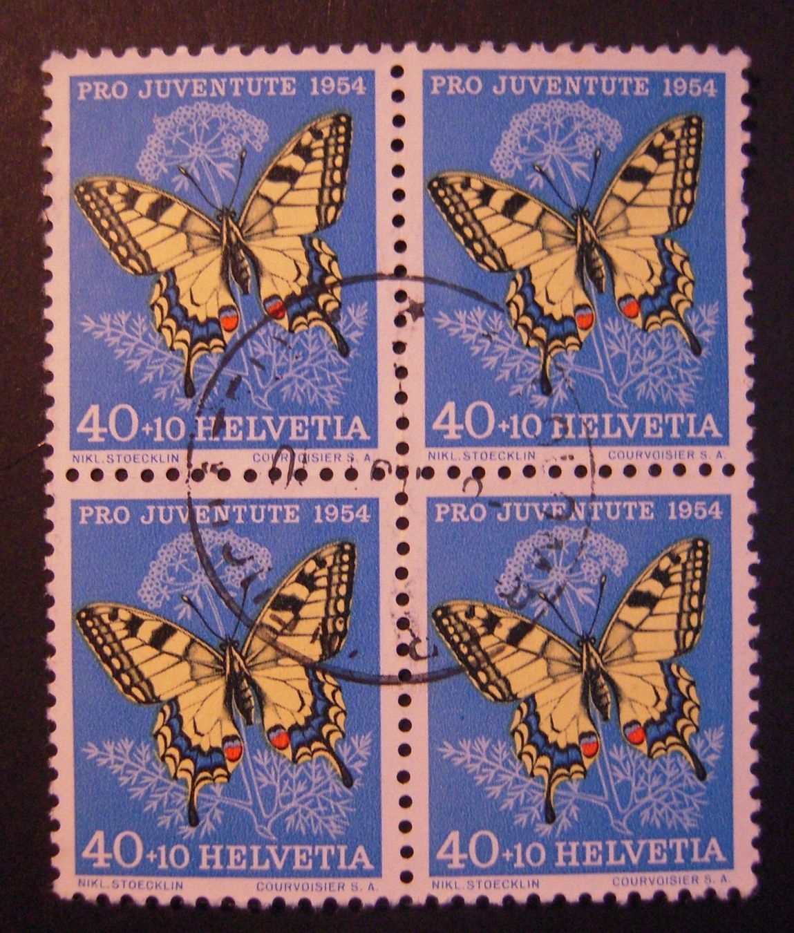Tutti i francobolli: PJ 1954 Nr. 157 VB gest. – Usato da Stallikon venduto da Saentis2014