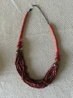 Coral Tassel Necklace, Statement Piece for Summer! 49