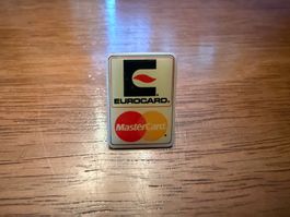 Anstecknadel Eurocard MasterCard gebraucht Zustand