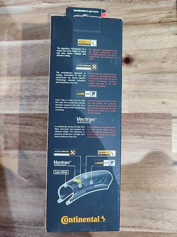 Continental Pezzi di ricambio: 50% COPERTONE CONTINENTAL 700X25C BLACK/TRASPARENT – Nuovo e nell'imballaggio originale da Rivera venduto da inf_qr2h 1