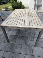 Gloster Premium Gartentisch aus Teak & Edelstahl ,ausziehbar