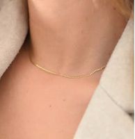Goldkette Damen Panzerkette Echtgold