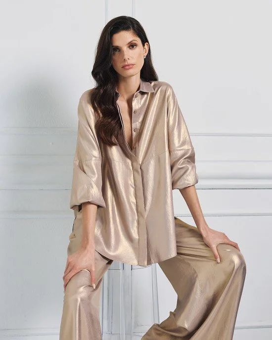 Completi & Tailleur: CLEW Satin 2-Piece Set Size M – Usato da Zürich venduto da YanaZam 3