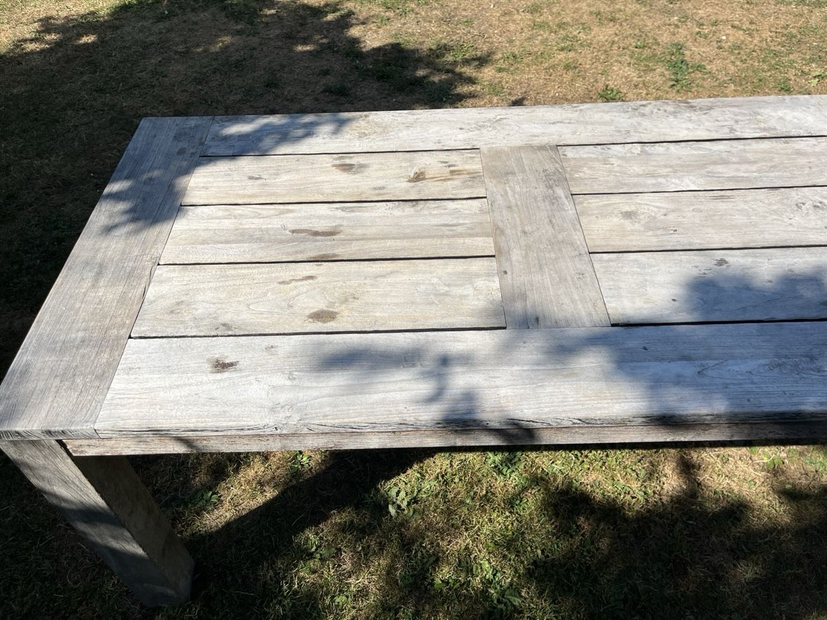 Tische: Holzgartentisch aus massivem Schiffsholz – Gebraucht aus Dintikon von flamingo88 2