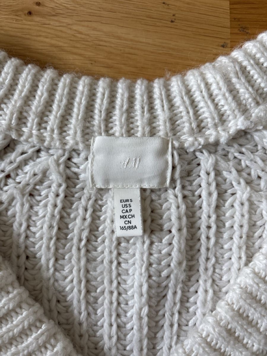 H&M Giacche: weiss-beige Strickjacke von H & M – Usato da Grosshöchstetten venduto da annalena288 1