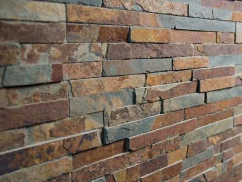 Rivestimenti per pavimenti: Indischer Buntschiefer Platten 60x40x1.2   120qm + – Nuovo e nell'imballaggio originale da Lauerz venduto da RogerH05 7