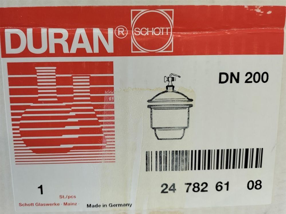 Bicchieri: Exsikkator von  Duran  "Braunglas" – Usato da Niederdorf venduto da LeptonAG_Labor 5