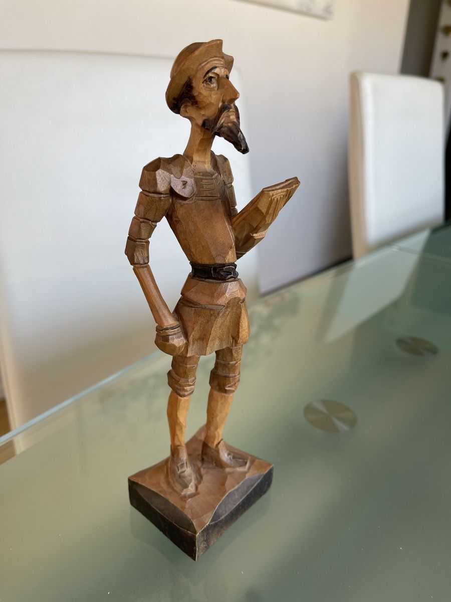 Statuette: Holzfigur - Don Chisciotte – Usato da Kehrsatz venduto da bianca69 1