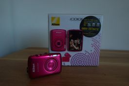 Nikon Coolpix S01 OVP - Lila