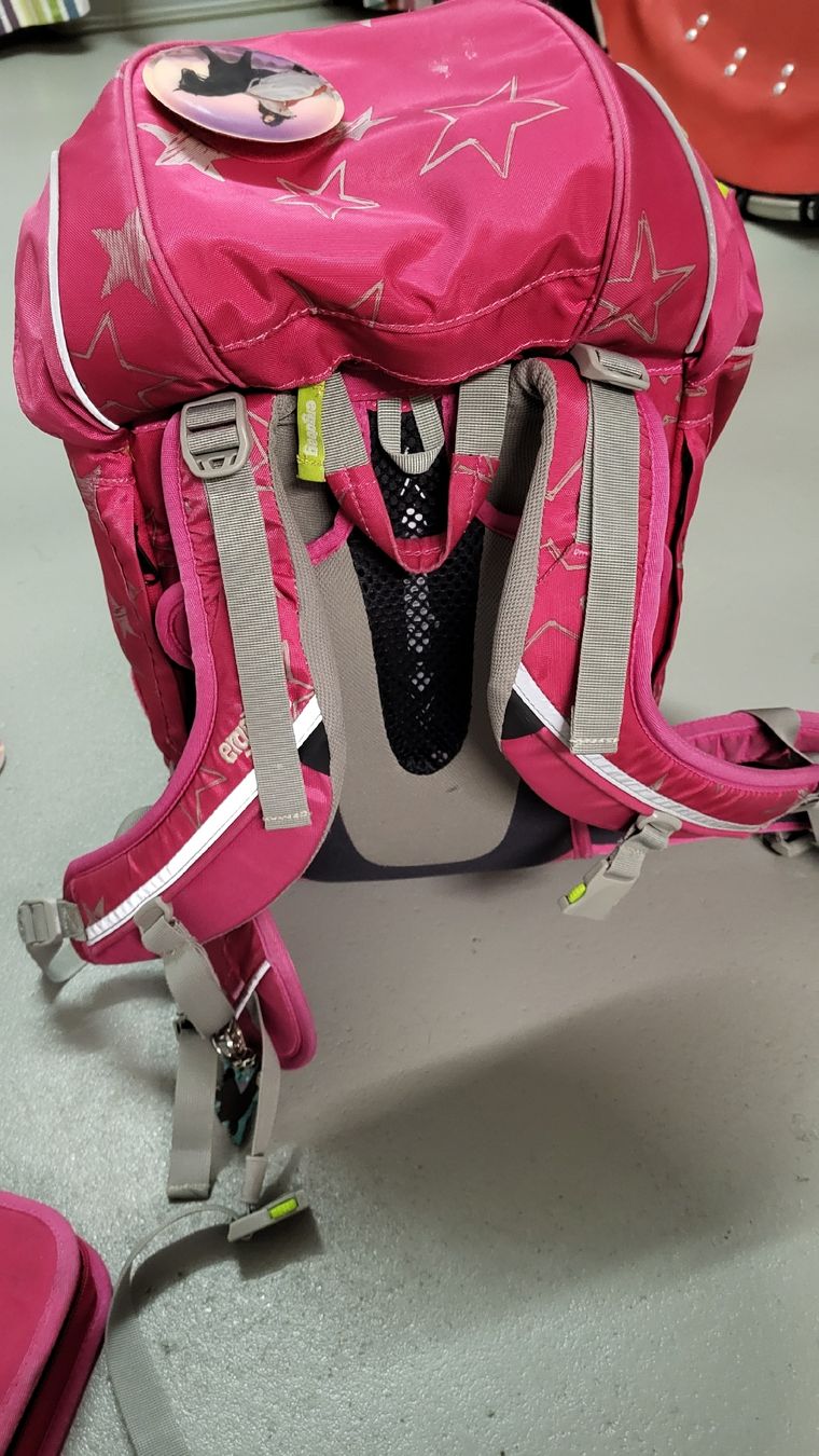 Ergobag Kindertaschen: Ergobag Schulrucksack Set Pink Sterne Mädchen gebraucht – Gebraucht aus Strengelbach von diawit 4