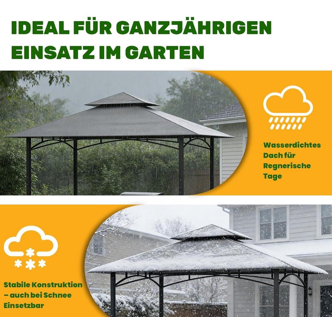 Altro per Eventi aziendali & Feste: Grillpavillon mit Sonnenschutz – Nuovo e nell'imballaggio originale da Rapperswil /Be venduto da HS-Racing 2