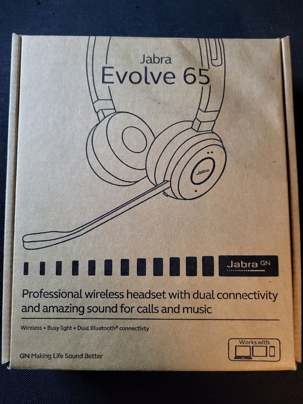 Cuffie: Jabra Evolve 65 Headset kabellos mit Tasche  – Usato da Riniken venduto da Daisy91