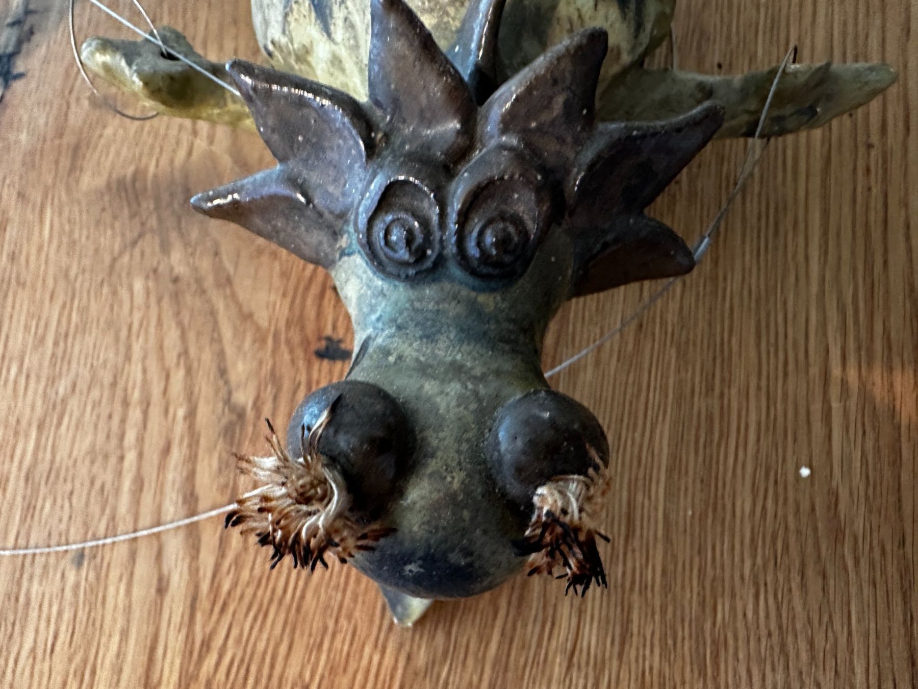 Statuette: Gartenlampe als Drache (oder in Drachenform) – Usato da Stäfa venduto da deebeecee 2