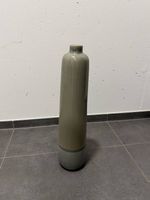 Grosse Vase in grau/grün