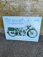 Brough Superior SS100 Blechschild Werbeschild Motorrad