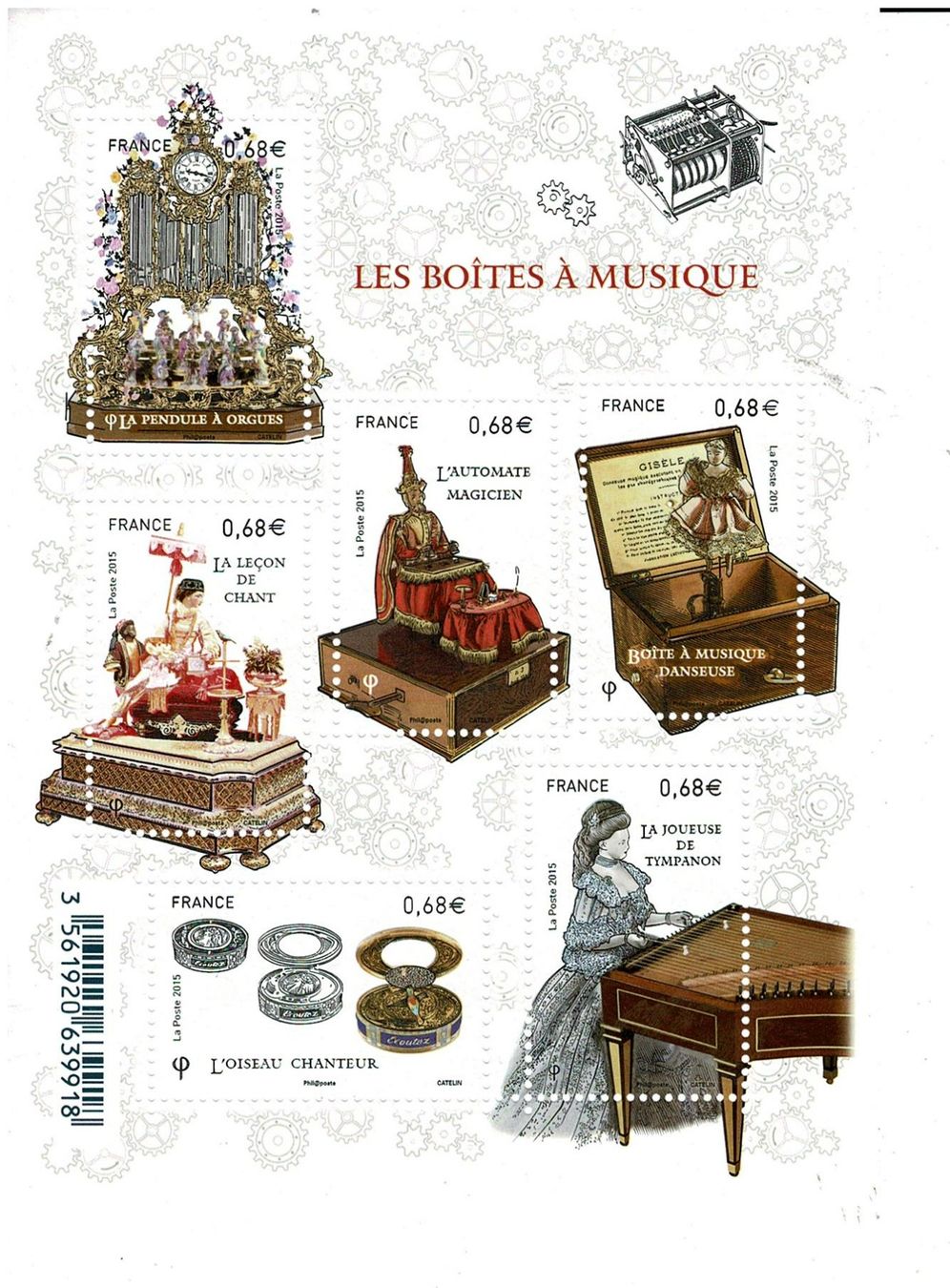 Tutti i francobolli: Boîte à musique  KB ** – Nuovo (secondo la descrizione) da Lausanne venduto da Whorvath