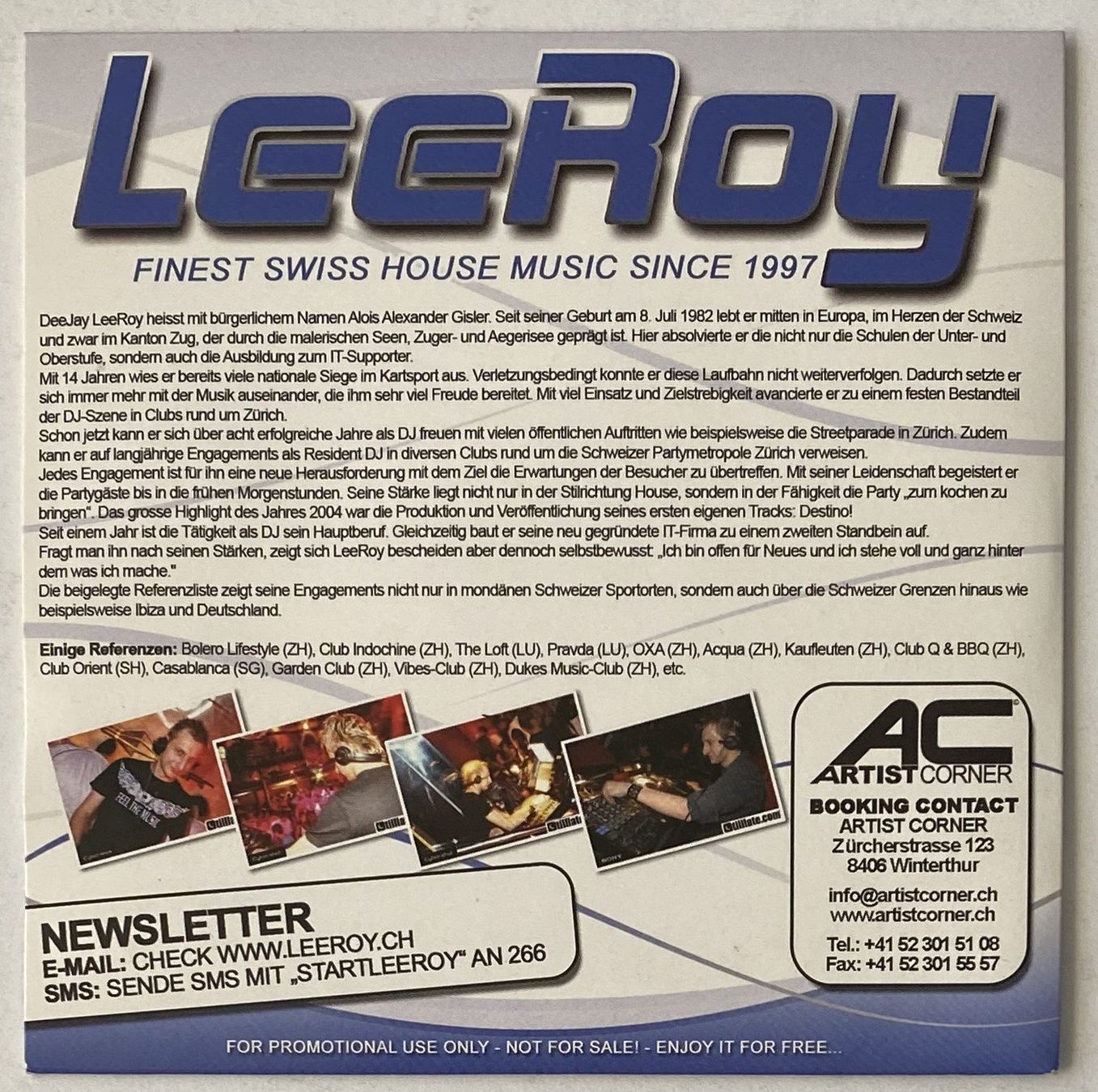 CD: Lee Roy, Hitmix (House) – Usato da Flums venduto da Asquillo 1